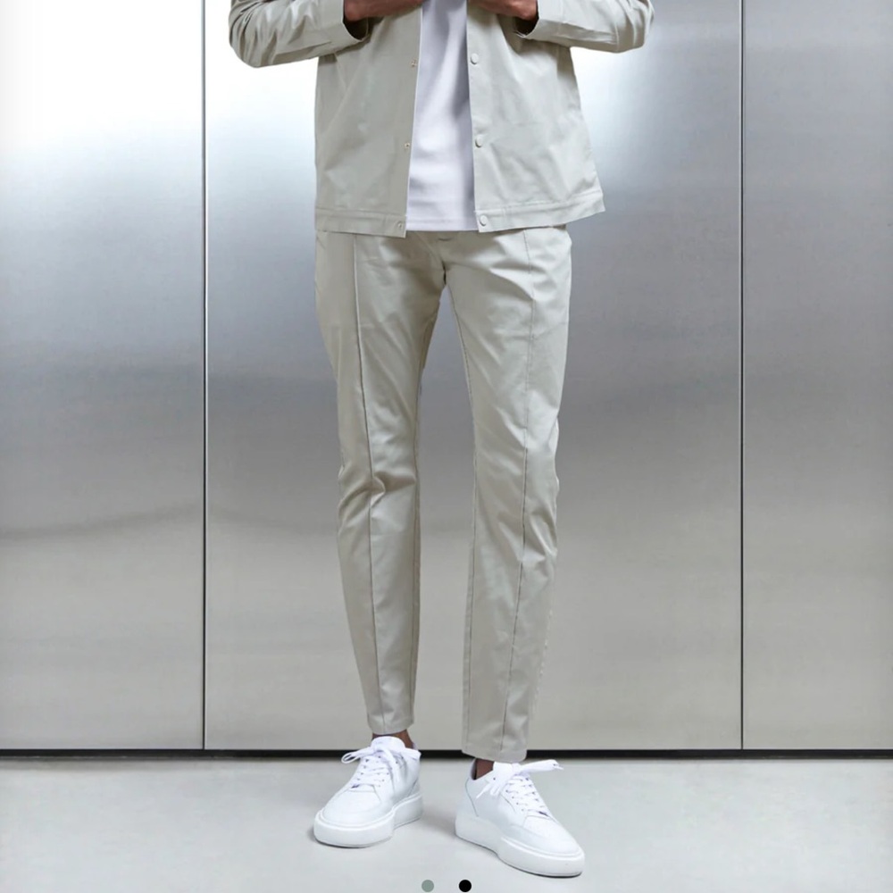 COPY - Arne Essential Drawstring Trouser - Stone